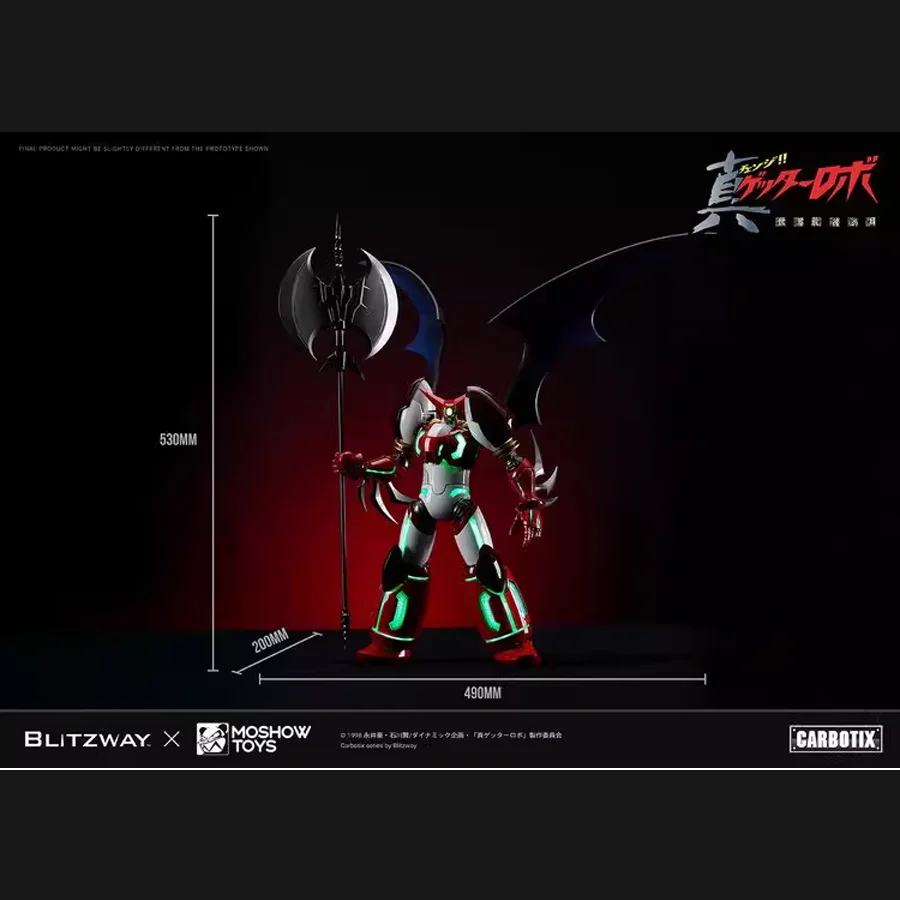 Original Blitzway Shin Getter 1 Getter Robo Finished Mech Action Figure Model Toys Collection Scene Ornament Gift