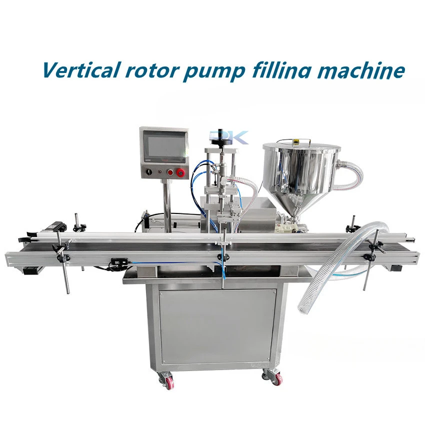 Fabryczna automatyczna maszyna do napełniania słoików z grubą kremową pastą masło sos masło maszyna do napełniania pompy wirnikowej miodu