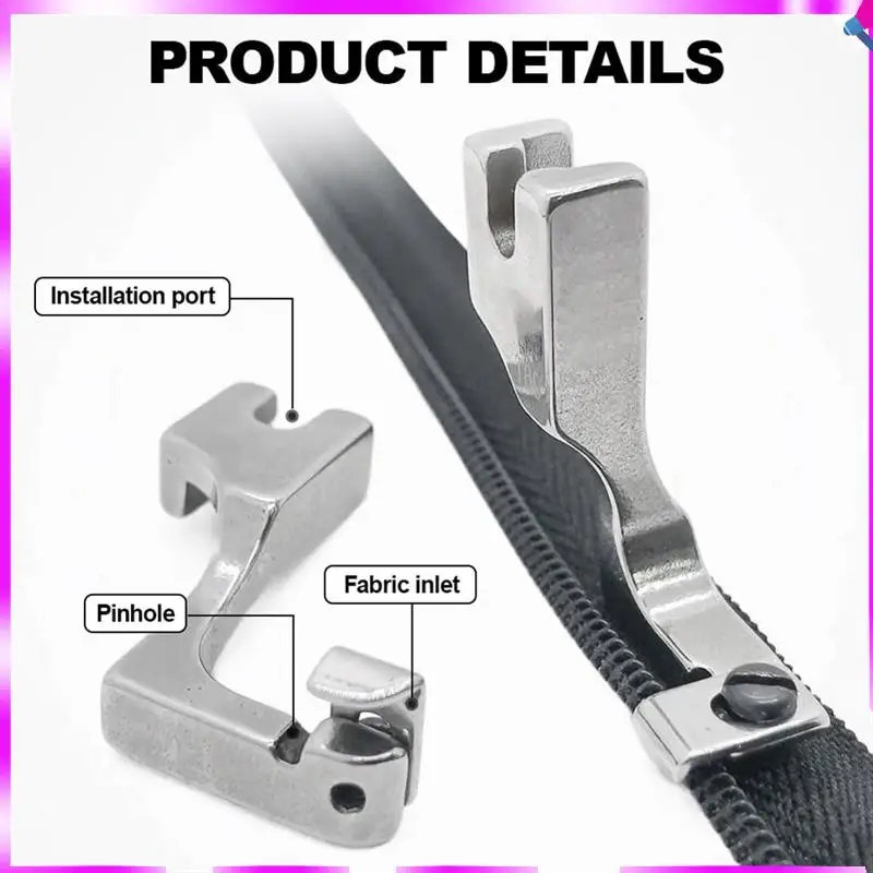 

N96R Регулируемая невидимая направляющая для молнии, прижимная лапка для швейной машины, 2024, новая лапка для молнии для аксессуаров для швейных машин