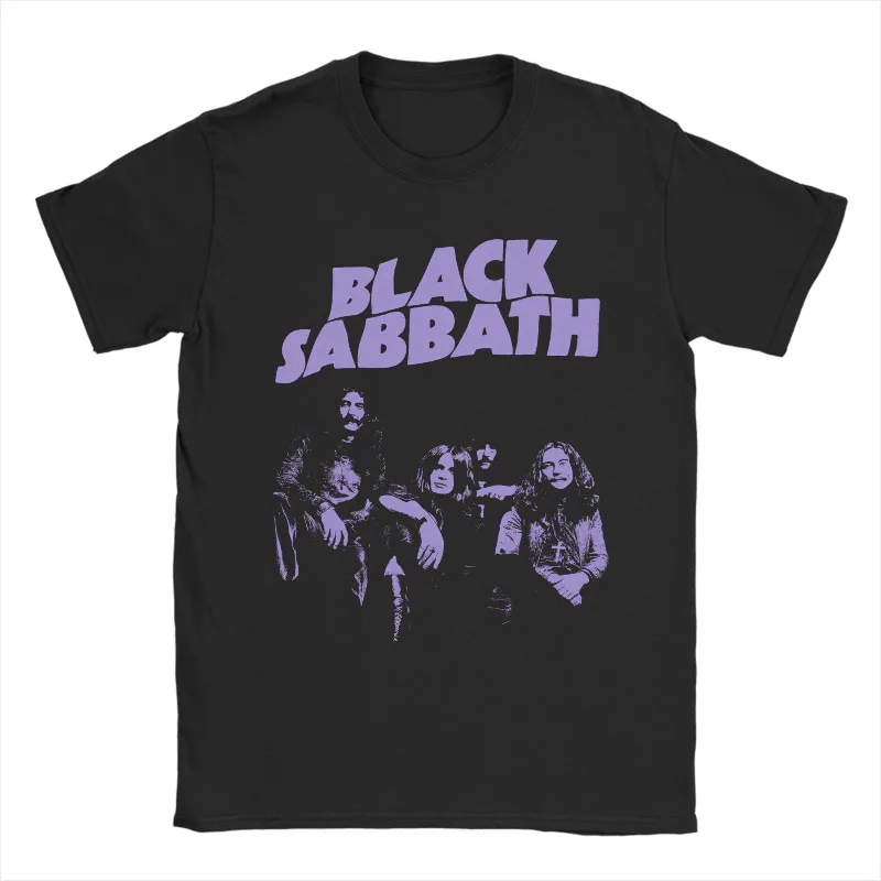 Camiseta masculina Black Sabbath Band Ozzy Osbourne Four Seasons Novo estilo unissex camiseta casual