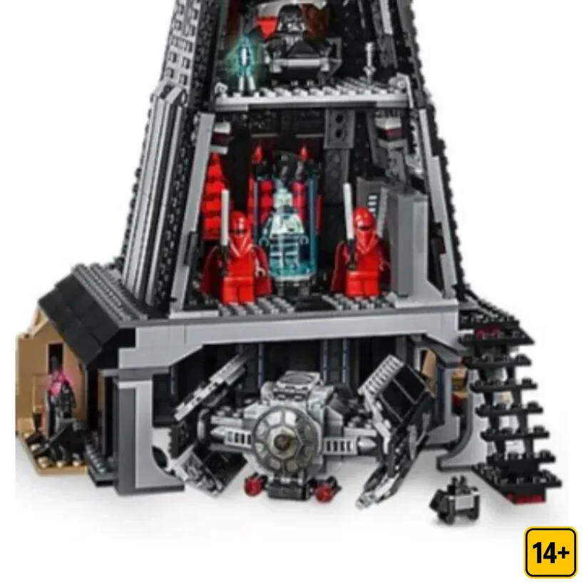 2026 In stock Hot Toys NEW 1060PCS Darth Vader's Castle Building Blocks Classic Scene Ornament Exquisite Birthday Gifts view 4