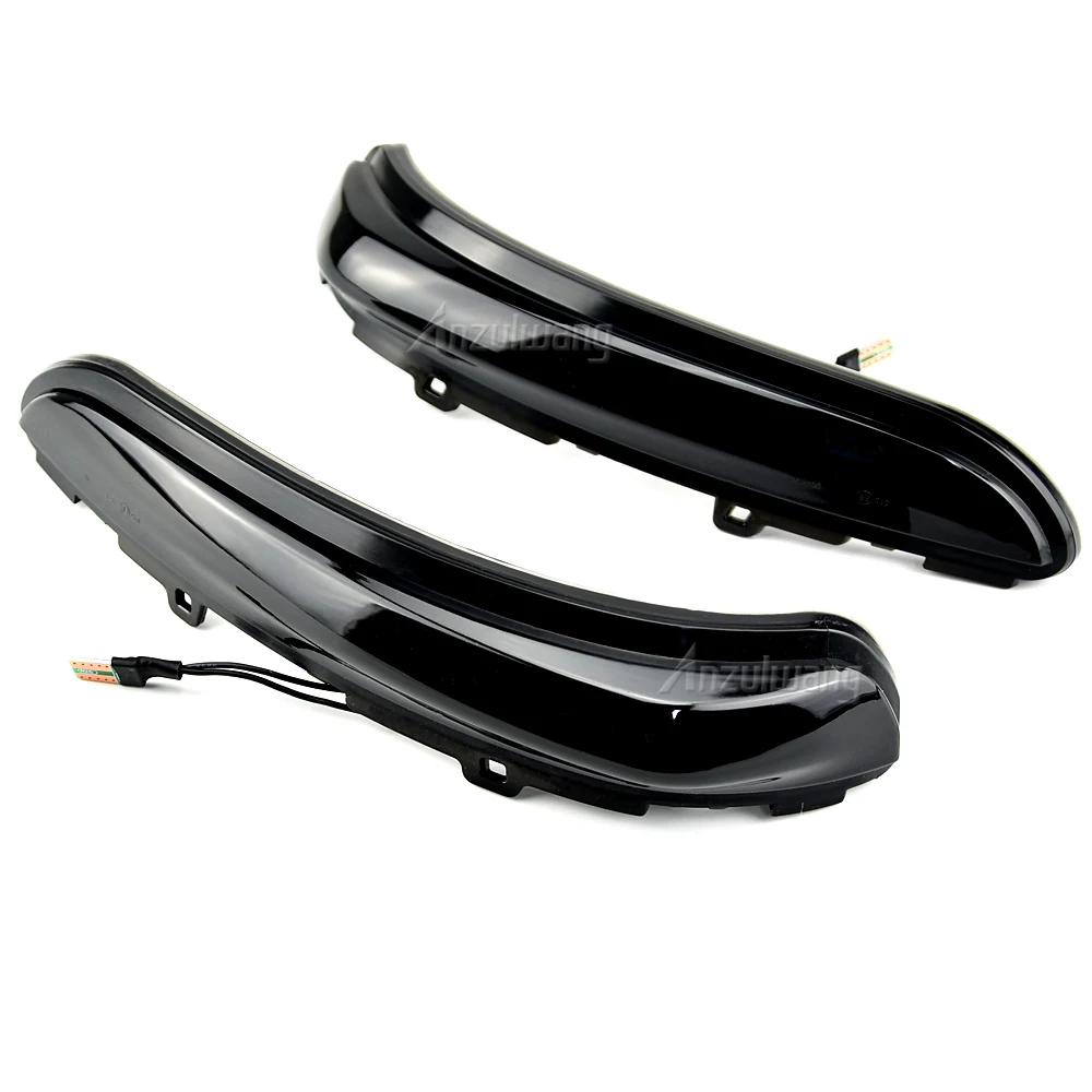 2Pcs For Peugeot 208 2008 2012 2013 2014 2015 2016 2017 2018 2019 2020 Citroen C3 Dynamic LED Side Mirror Blinker Flowing Light