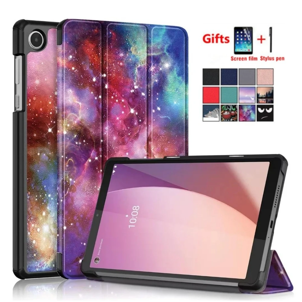 

Slim Cover For Lenovo Tab M8 4th Gen TB-300FU TB-300XU Luxury PU Leather Folio Stand Cover For Lenovo Tab M8 Gen 4 Case 8''