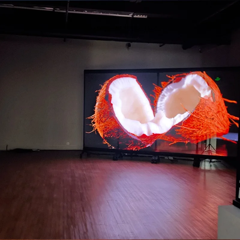 Clear P3.91/P6.25 LED Film Display 7680Hz Invisible Digital Screen Commercial Showcase Lightweight Glass Mounted Advertising