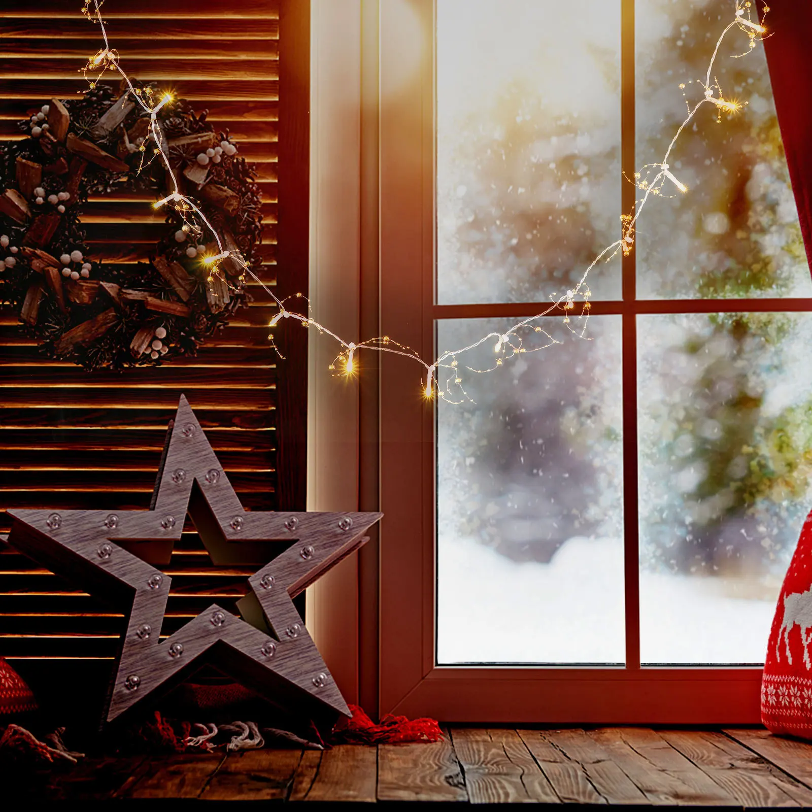 1 قطعة LED سلسلة أضواء اللؤلؤ بالطاقة اللؤلؤ لمهرجان حفل زفاف غرفة نوم في الهواء الطلق حديقة شرفة