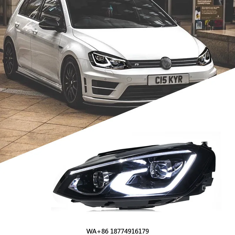 

Подходит для модификации фар 13-18 годов выпуска: 7-фарная фара в сборе, 8-стильные светодиодные дневные ходовые огни и указатели поворота