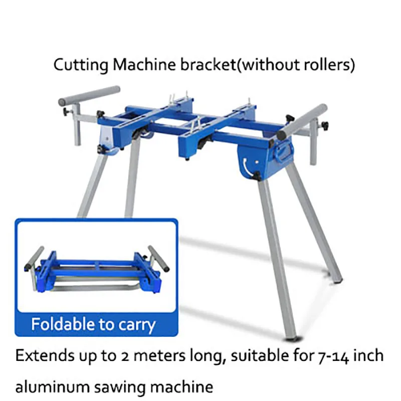 Portable Aluminum Machine Miter Saw Cutting Machine Bracket Multifunctional Workbench Woodworking Table Mobile Bracket