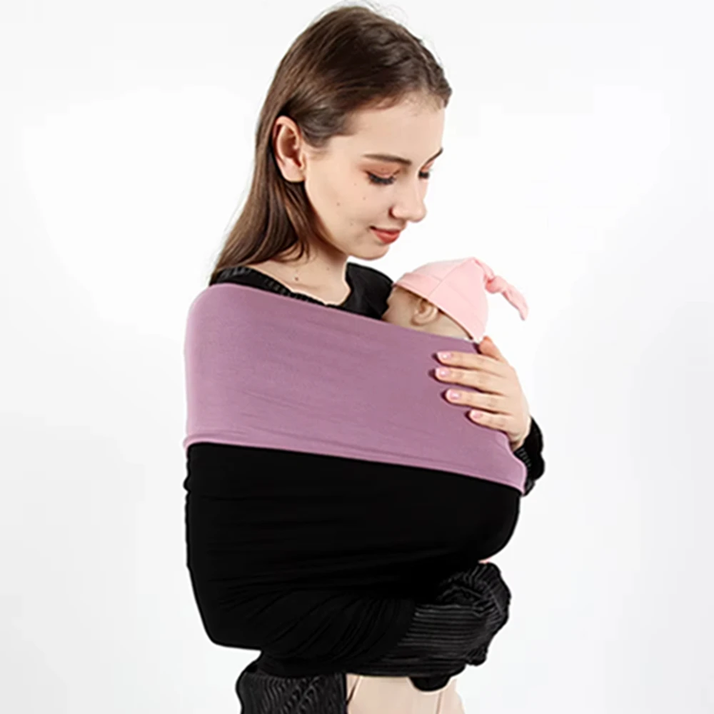 Baby Carrier Sling Breathable Easy Wear Newborn Carrier Secure Comfy Lightweight For Infant Mama Bonding With Nursing Comforter
