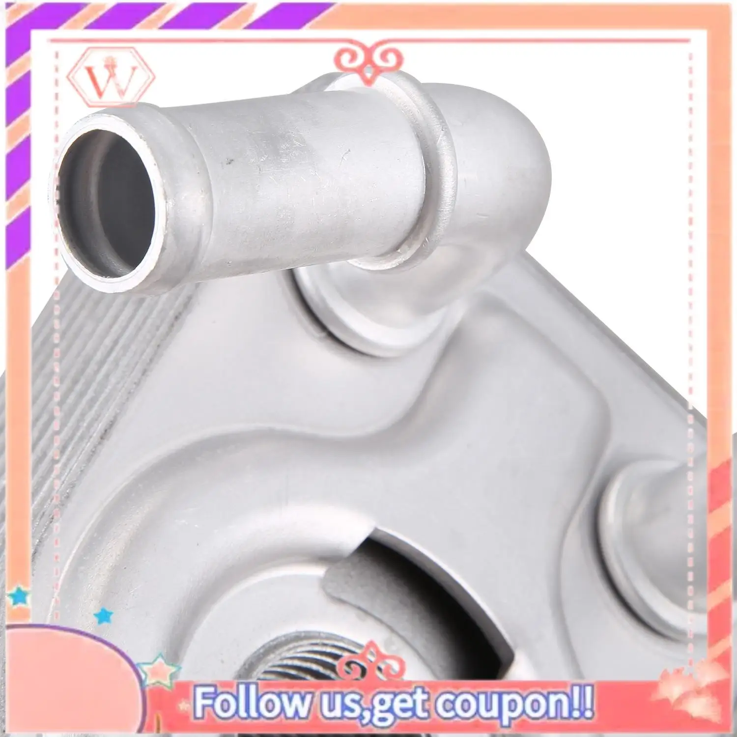 

Durable New Aluminum Engine Oil Cooler 7S7G6B856CA Fit For Ford