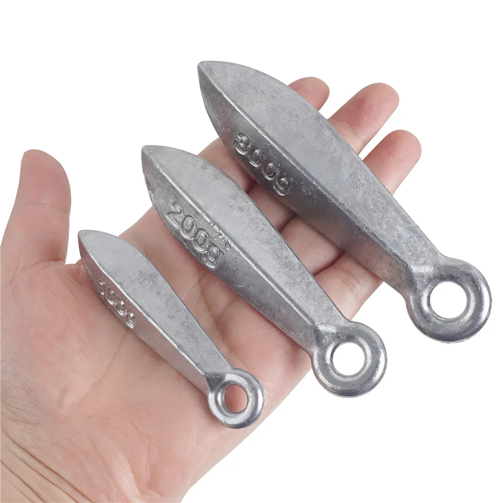 100/200/300g Bankowe ciężarki wędkarskie Sinker Longshot Cast Weights Ciężarki wędkarskie słonowodne do wędkarstwa na rekin tuńczyka Big game Fishing tackle