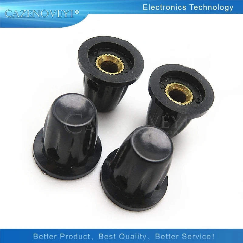 10pcs/lot Bakelite potentiometer knob hole: 4MM for WH5 WXD3-13 K17-01 potentiometer In Stock