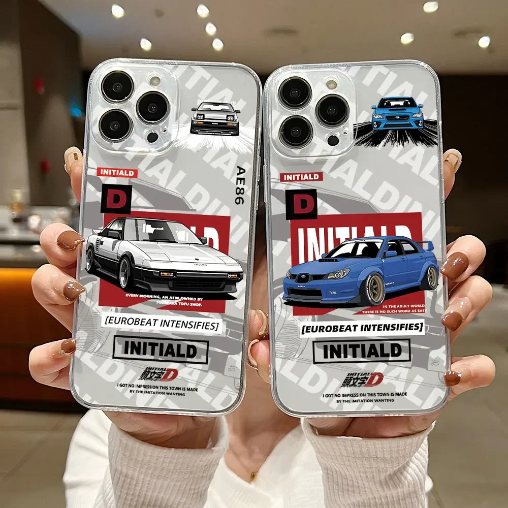 เคสโทรศัพท์ AE86ลายอะนิเมะสำหรับ iPhone 15 14 13 12 11 Mini Pro MAX x XR xsmax 6S 6 7 8 PLUS เคสใส SE20