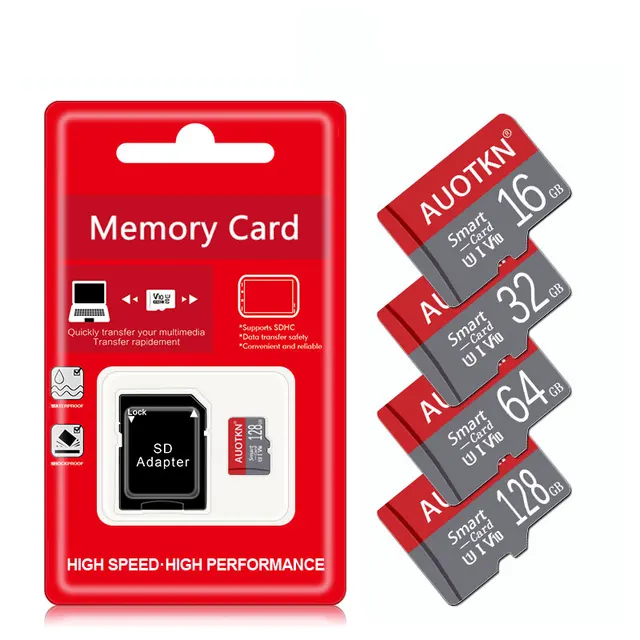 256GB Karta Micro tf sd Class10 128GB Mini SD Karta TF Flash Card 64GB SDXC 32GB 16GB Karta pamięci do smartfona Kamera monitorująca