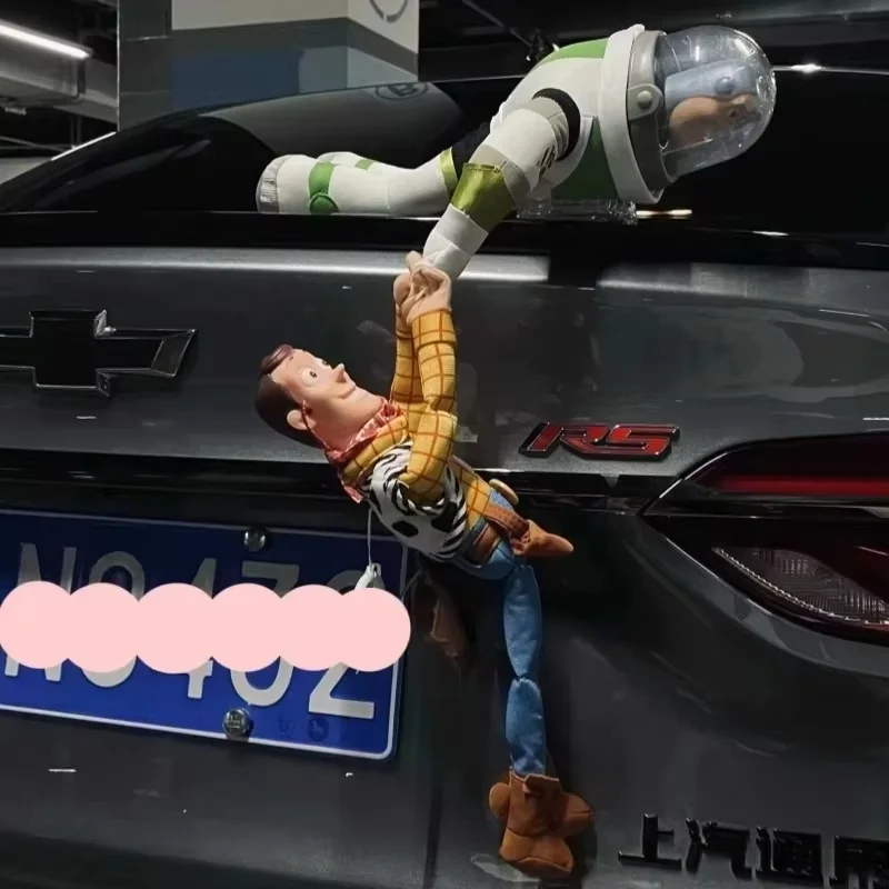 おもちゃの車の人形,45cm,かわいい車のアクセサリー,車の装飾,ウッディへのギフト,バズライトイヤー,トレンディ