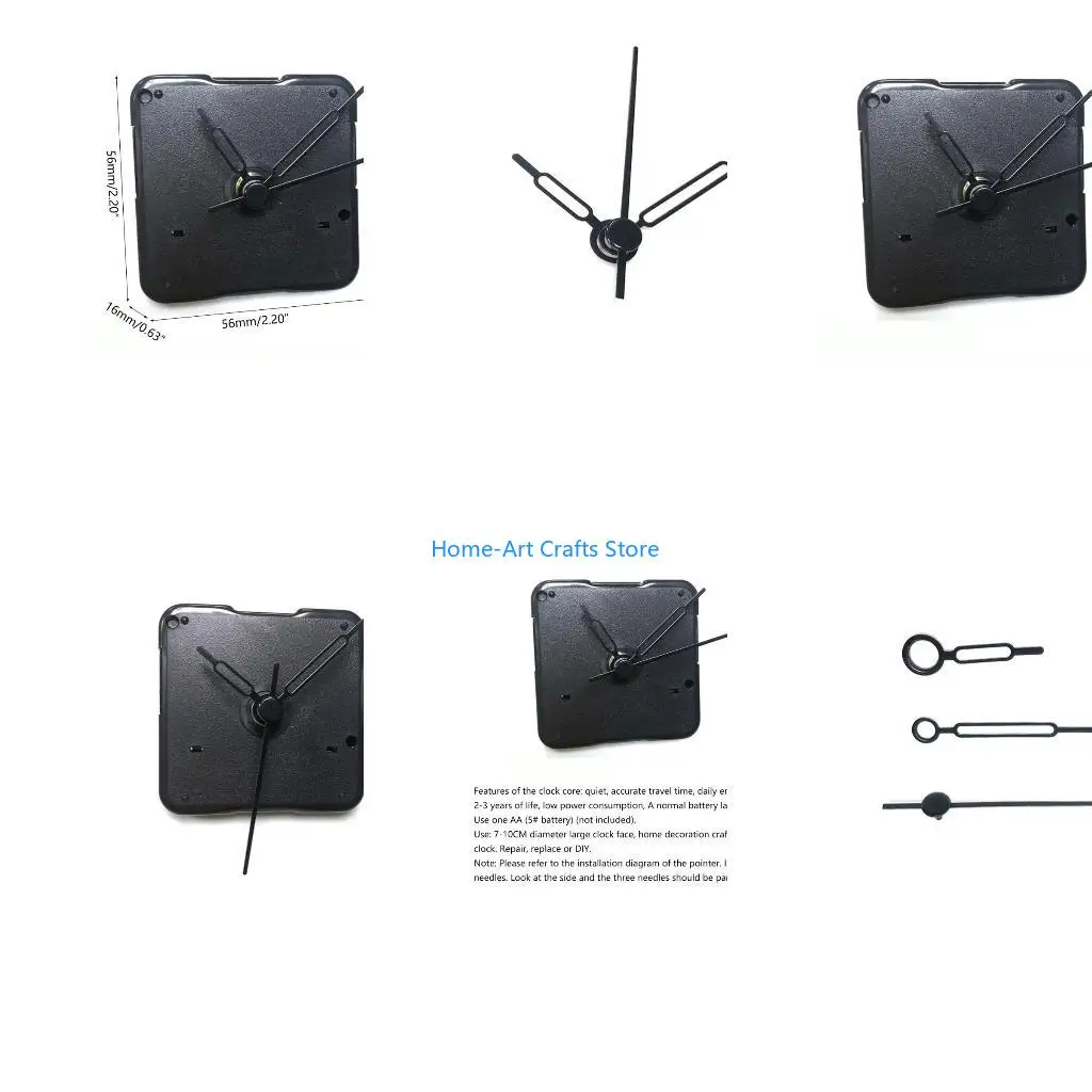 Y3NA Silent Wall Clock Movement Mechanism DIY Repair Part Watch Replacement Tool Battery Operated Clock Accessories