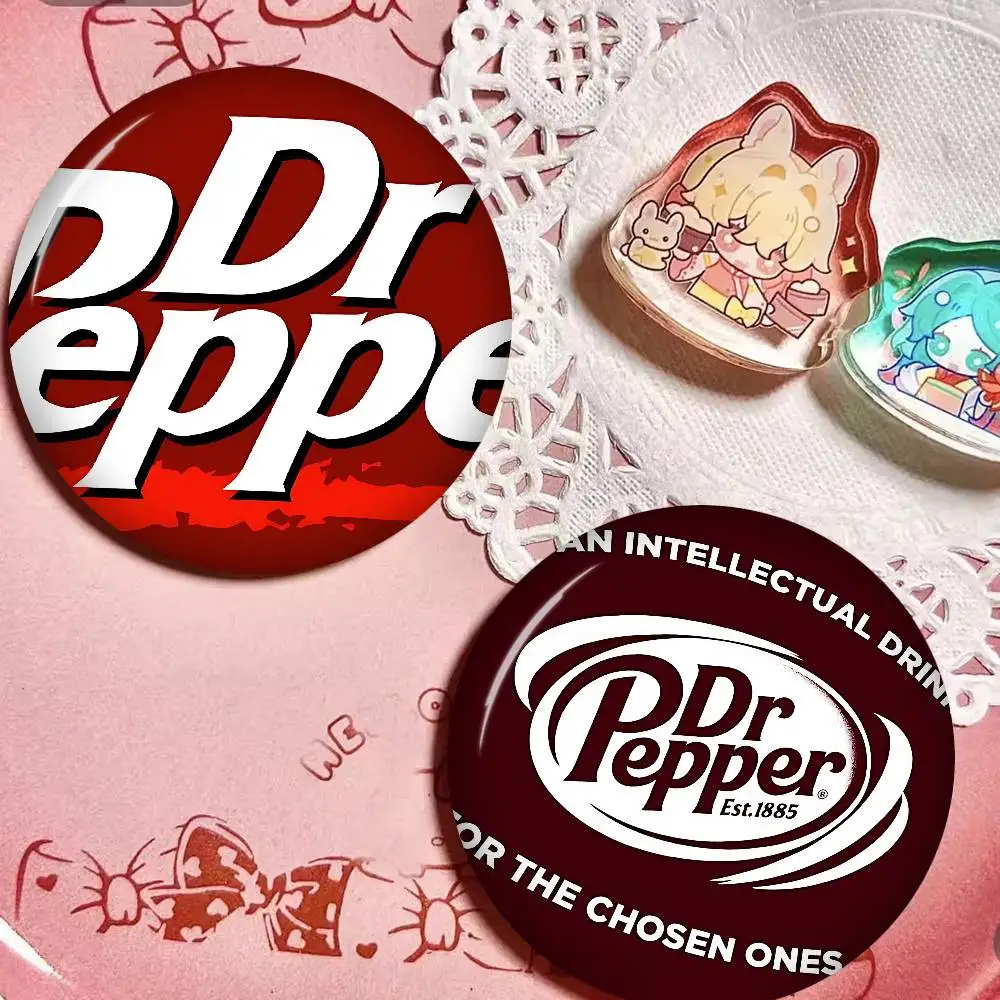 D-Dr P-Peppers 32/44/58MM Customizable Button Pins Cute Funny Creative Badge Jewelry Decor Gifts for Friends