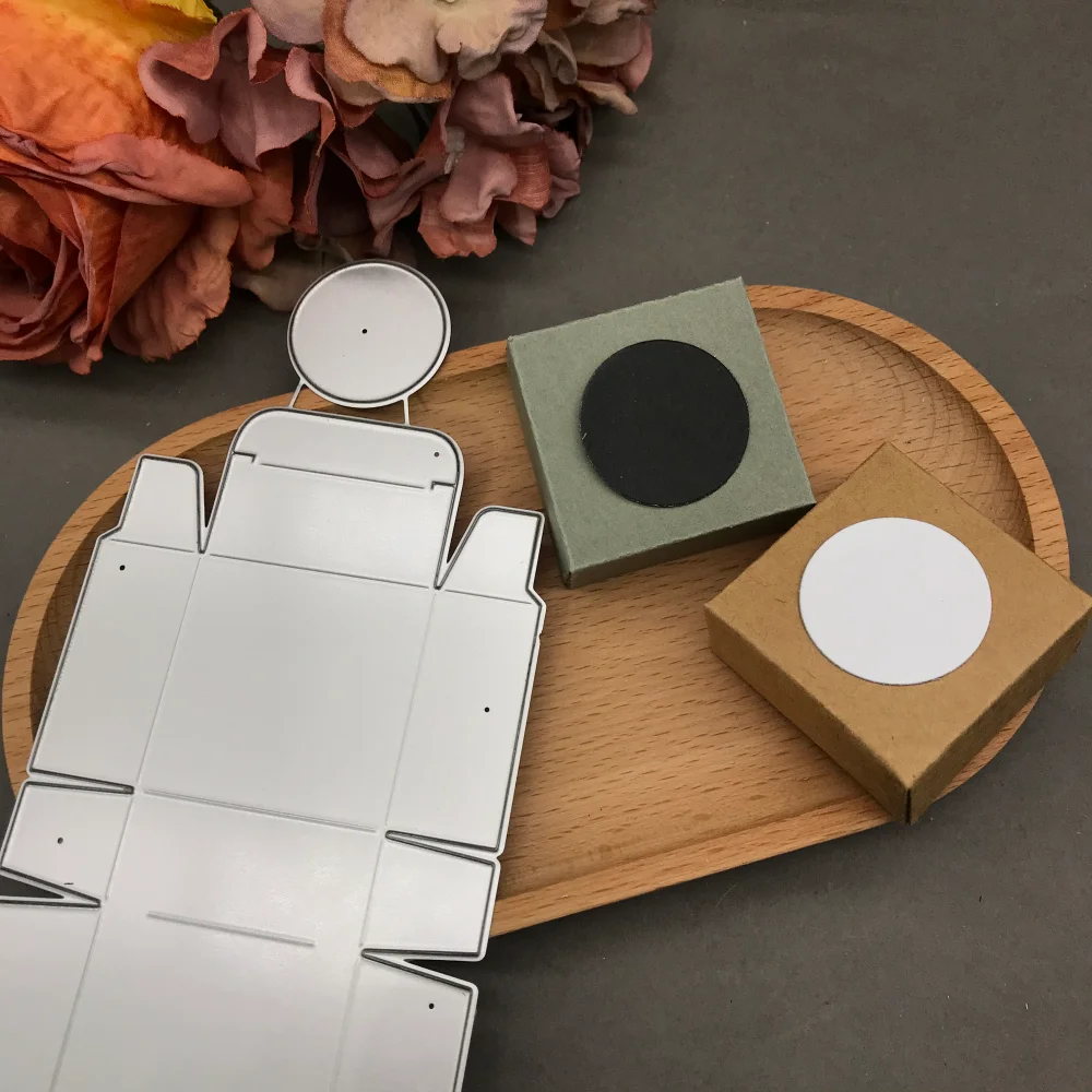 

Square Box Metal Cutting Dies Stencils For DIY Scrapbooking Decorative Embossing Handcraft Die CutsTemplate