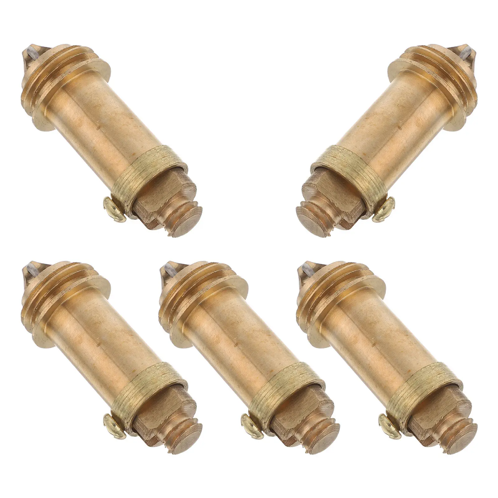 

Комплект из 5 медных сливных клапанов для раковины, сменные сердцевины для сливных клапанов, запасные части для ванной комнаты, легко устанавливаемые