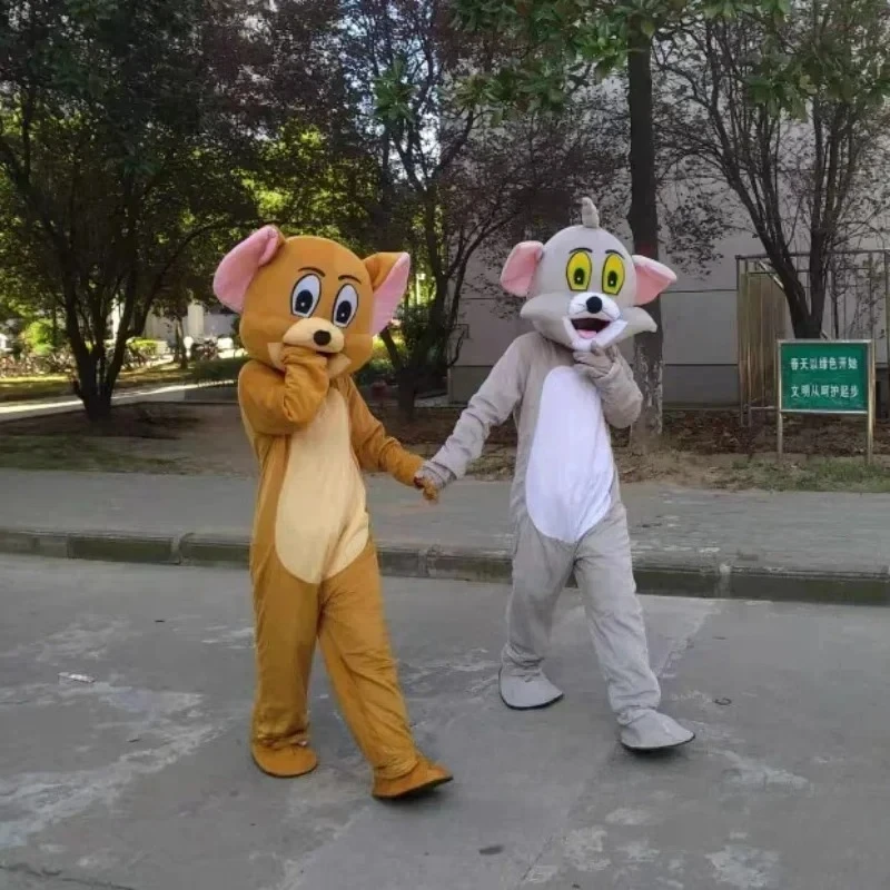 Kot Tom X Jerry Mouse maskotka z kreskówki przebranie na karnawał przebranie reklama rekwizyty karnawałowe dostosowane impreza z okazji Halloween