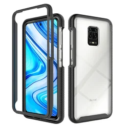 Hybrid Rugged Armor Shockproof Case For Xiaomi Redmi Note 9S 9 Pro 10 Global 10C 12C Soft TPU Frame Hard Plastic Back Cover
