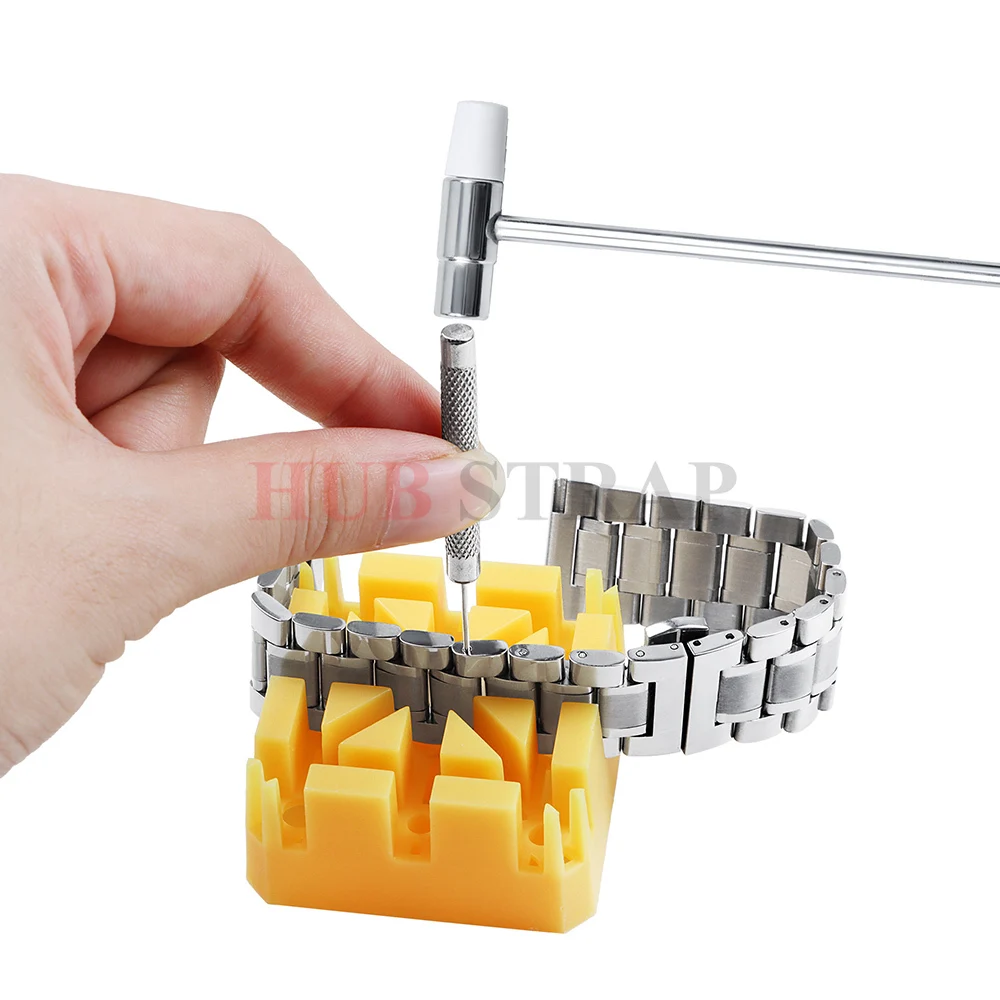 Uhr-Reparatur-Werkzeug-Set, Uhren-Link-Band, Schlitz, Armband, Kette, Pin-Entferner, Einsteller-Werkzeug-Set für professionelle Uhrmacher