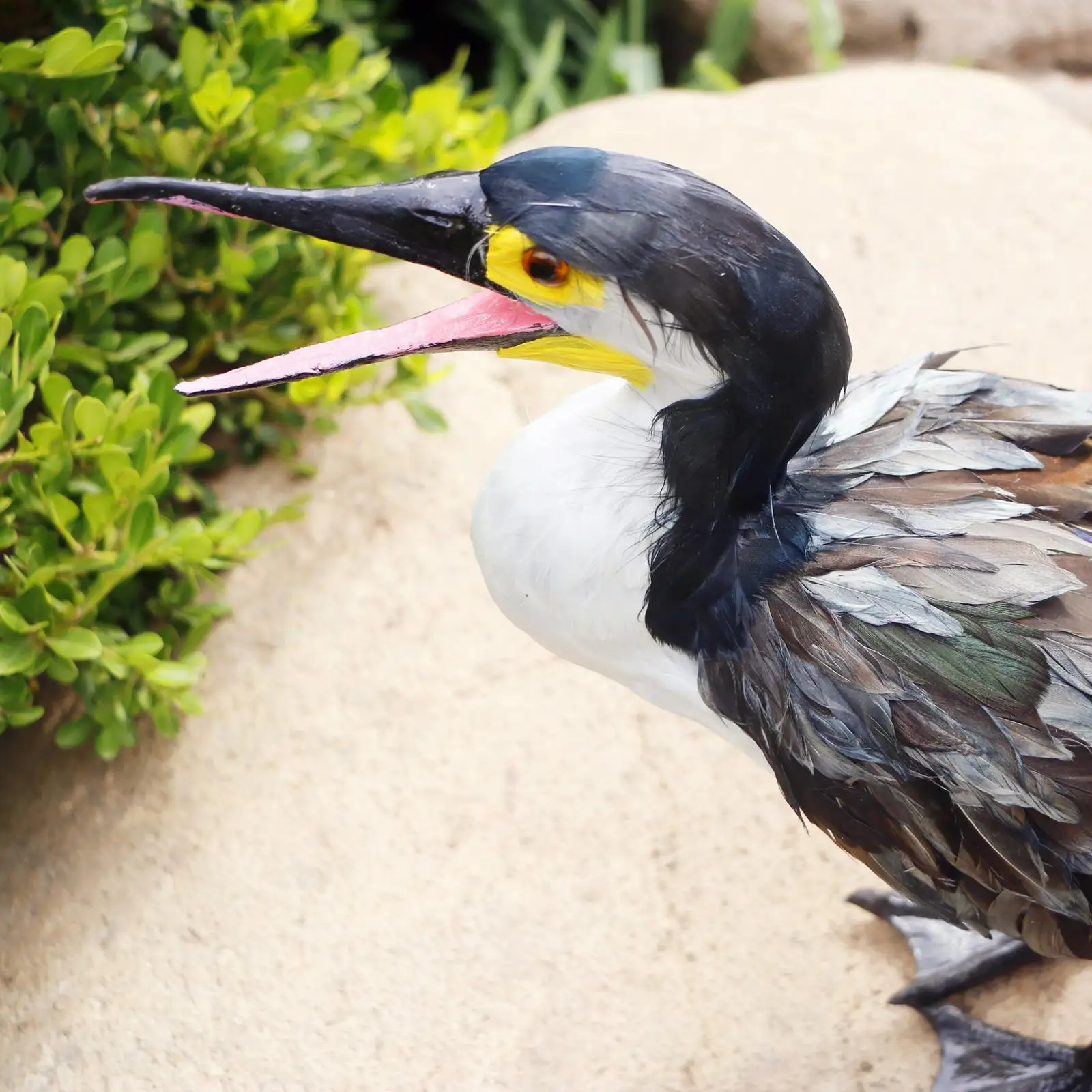 

Garden Cormorant Statue Crafts Sculpture Cormorant Figurines Statue for Bookcase Home Outdoor Indoor Office Lawn