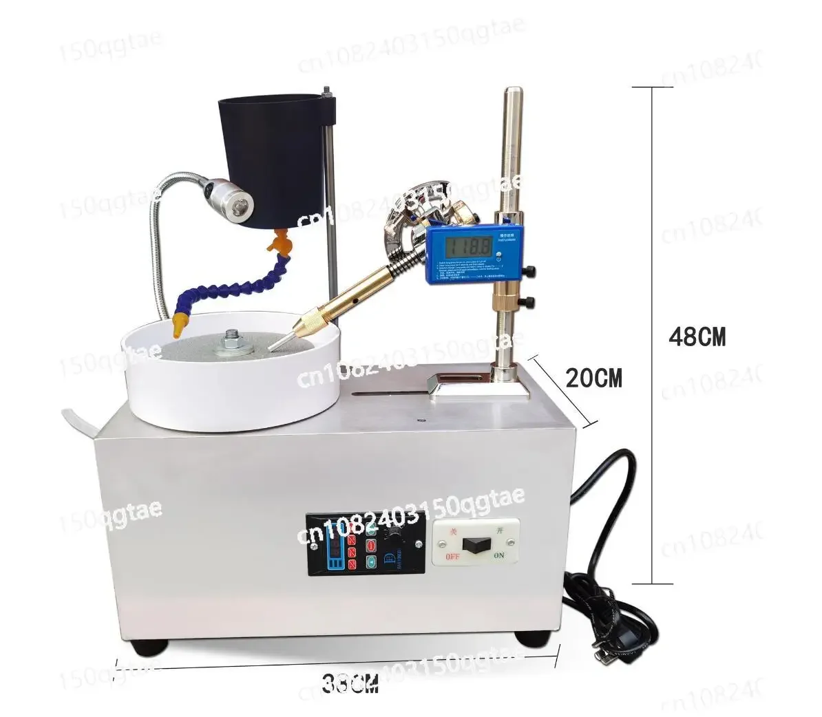 Jewelry Lapidary Faceting Machine Gemstone Grinding Machine Polishing Equipment