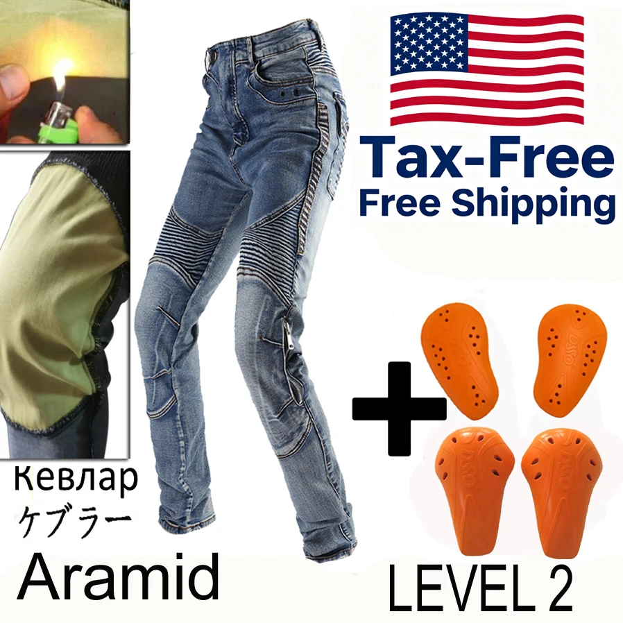 

Мужские мотоциклетные джинсы больших размеров 2XL 3XL 4XL 5XL с защитой из арамидного волокна, удобные брюки для верховой езды, сертифицированные CE