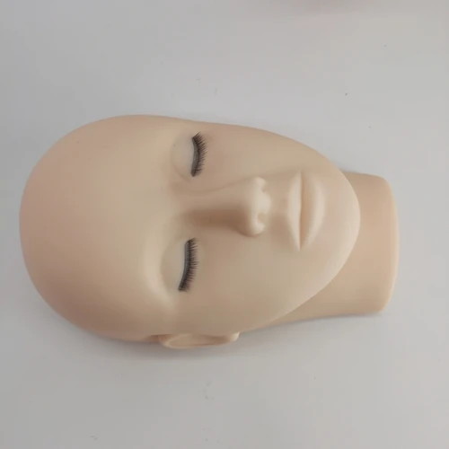Imagen 2 del producto Cabeza de Maniquí de práctica de extensión de pestañas 4D, herramientas de entrenamiento de injerto con 4 capas, herramientas de maquillaje para enseñanza