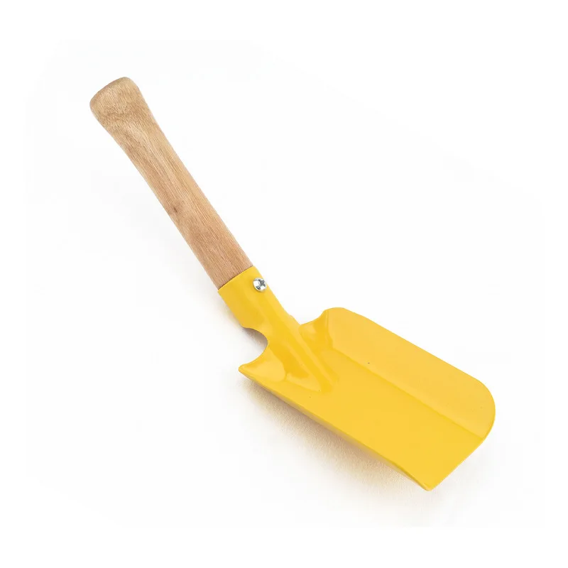 Children's Shovels Candy Color Mini Garden Tool with Wooden Kids Play Sand Shovel Snow Tools Seaside Dig Sand Beach Toys