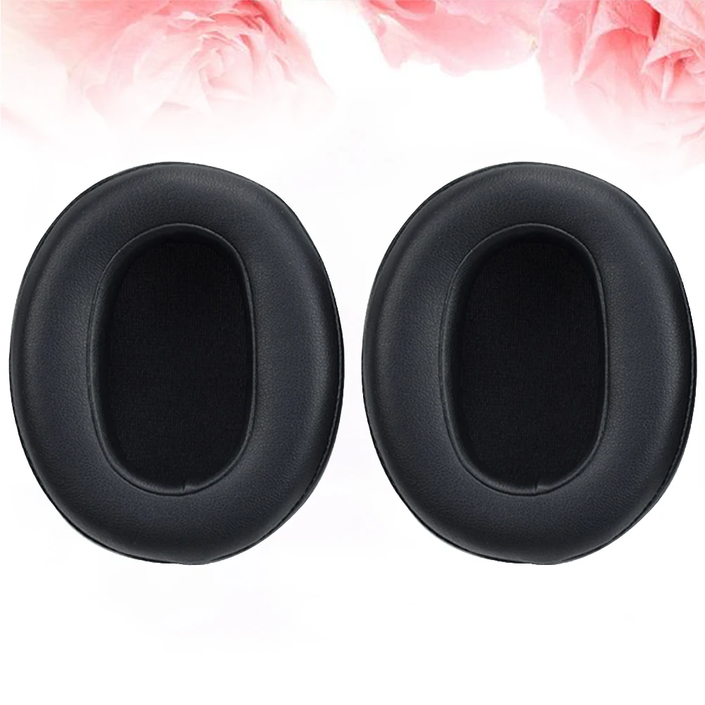 2Pcs Headset Sponge Cover Earpad Cushions Comfortable Touch Durable Compatible for Wh-Xb900n Black Wh-Xb900n Sponge Cover #1