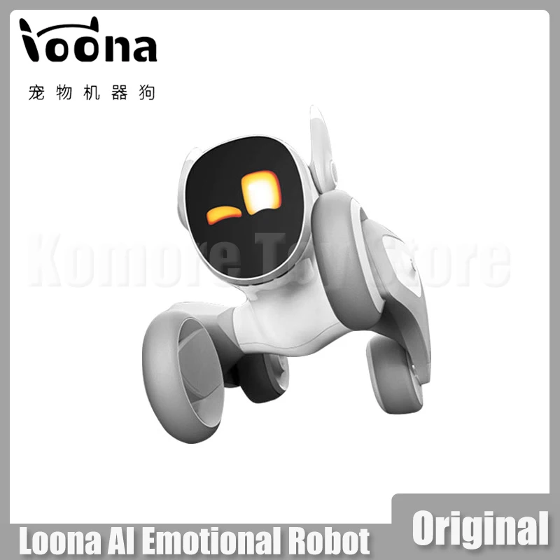 Loona Smart Electronic Dog Robot Intelligent Ai Emotional Interaction Virtual Pet Accompany Robot Compatible Monitor Toys Gifts