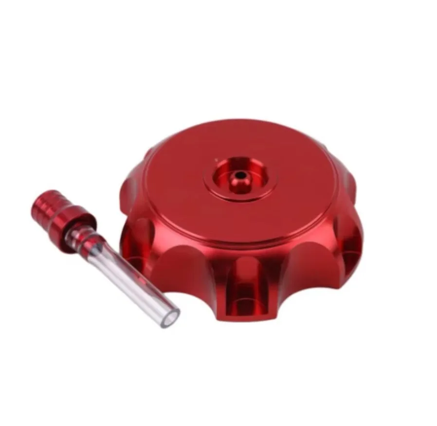 Off-Road Motorcycle Modification Accessories General CNC Aluminum Alloy Fuel Gas Tank Cap With Exhaust Riser Tank Cap 1SET image 4