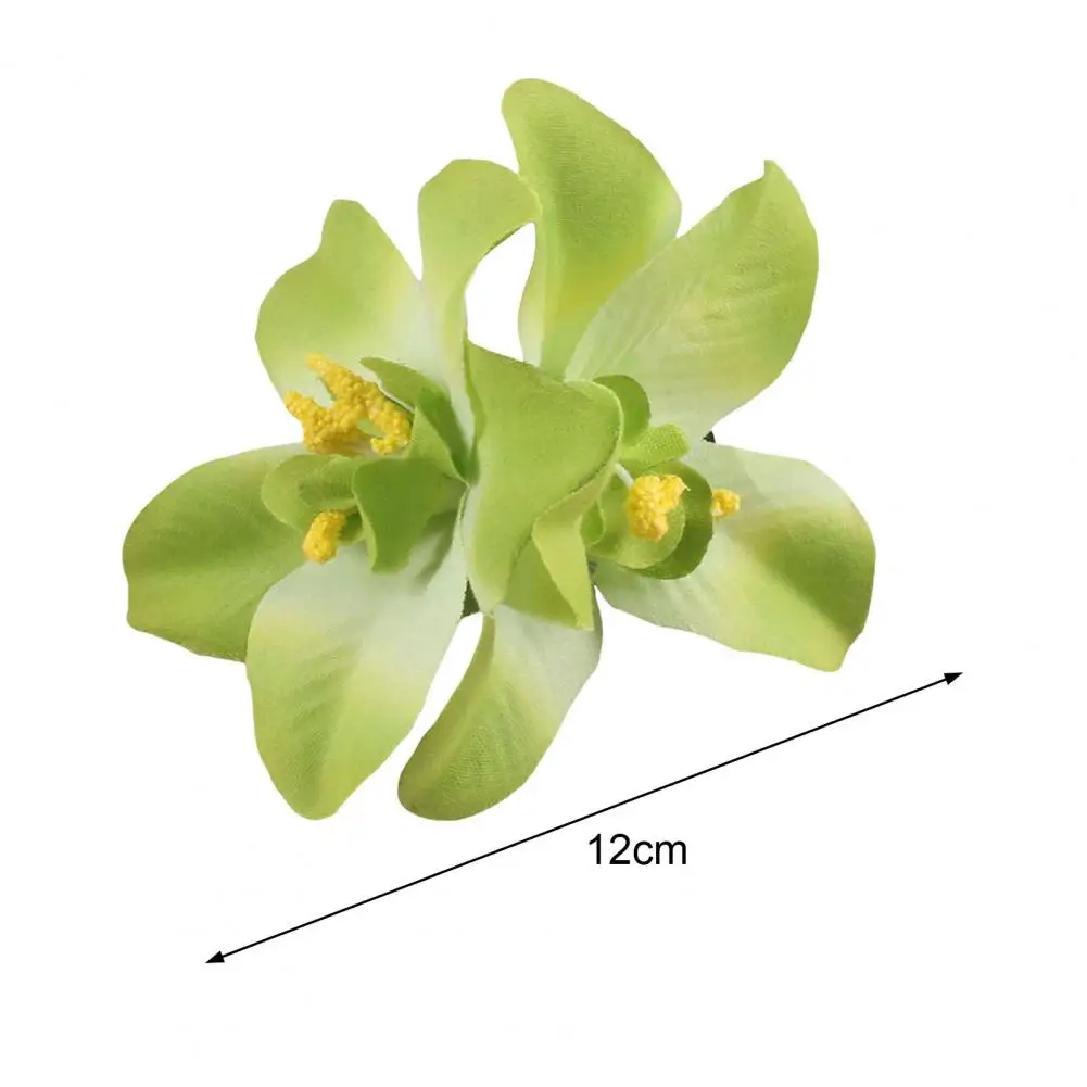 하와이 보헤미안 원단 플라워 헤어 클립, 관광 휴가 해변 스위트 시뮬레이션 플라워 헤어 클립