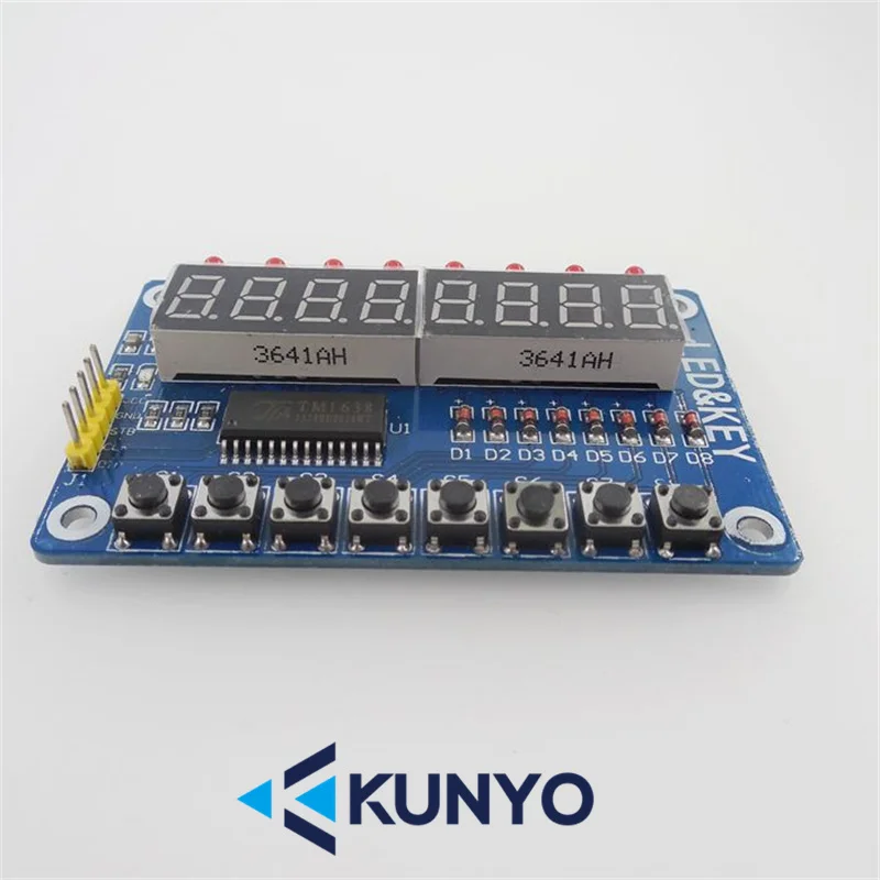 TM1638 Key nixie LED display module / 8-bit nixie \\ LED \\ key) electronics