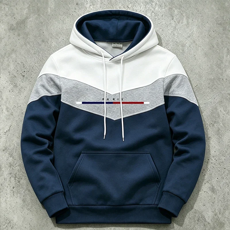 Men's Hooded Sweatshirt 2026 Autumn-winter New Style Simple 3D Casual Sporty Style Suitable for Daily Wear Sizes XXS - 6XL