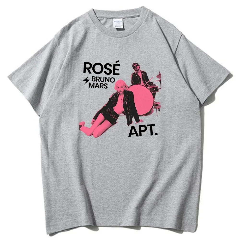 Rose RodsAPT. Bruno Grain T-shirt graphique GérGift, T-shirt en coton confortable, Économie vintage Hip Hop Streetwear, Manches courtes