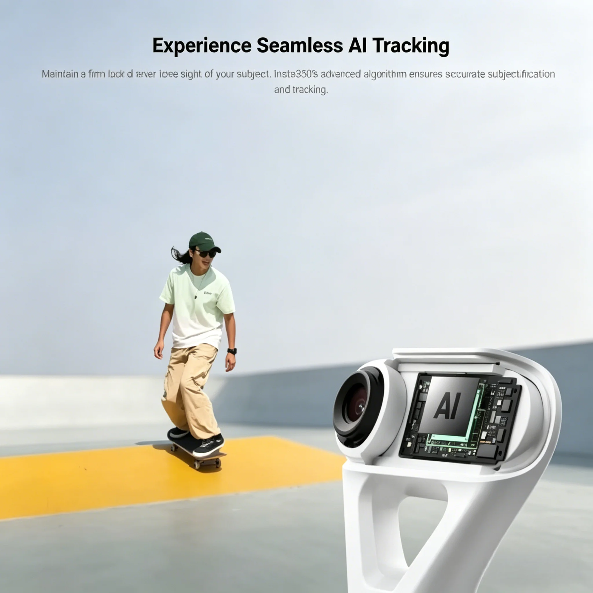 

Комплект модуля Smart AI Follow Module для Insta360 Flow 2 Series, с подсветкой и управлением жестами для видеоблогов и прямой съемки