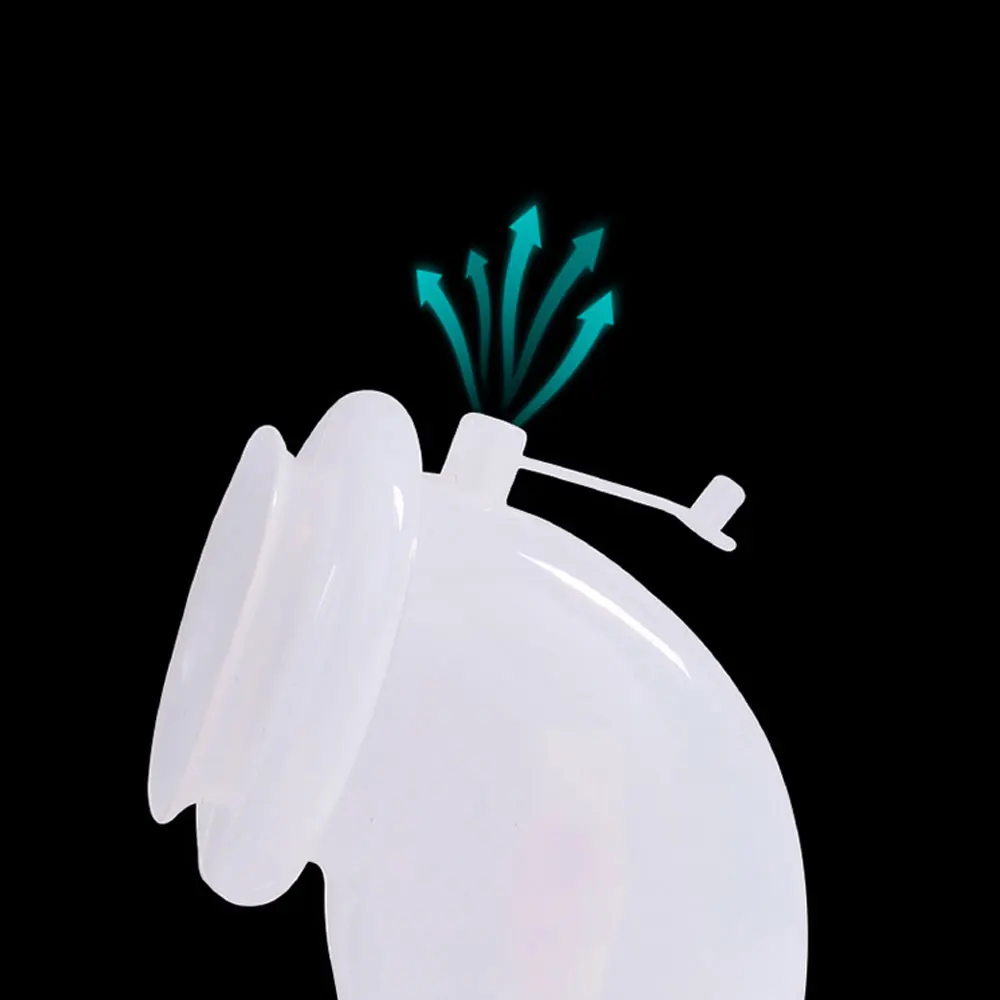 1000 مللي مجمع البول الطبي من السيليكون للبالغين مبولة مضادة للحساسية قابلة للتنفس مع أكياس القسطرة للنساء والرجال المسنين