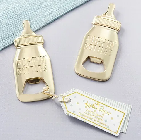 Free shipping 20pcs/lot Wedding Souvenir Baby Showers BABY BOTTLE SHAPED BOTTLE OPENER