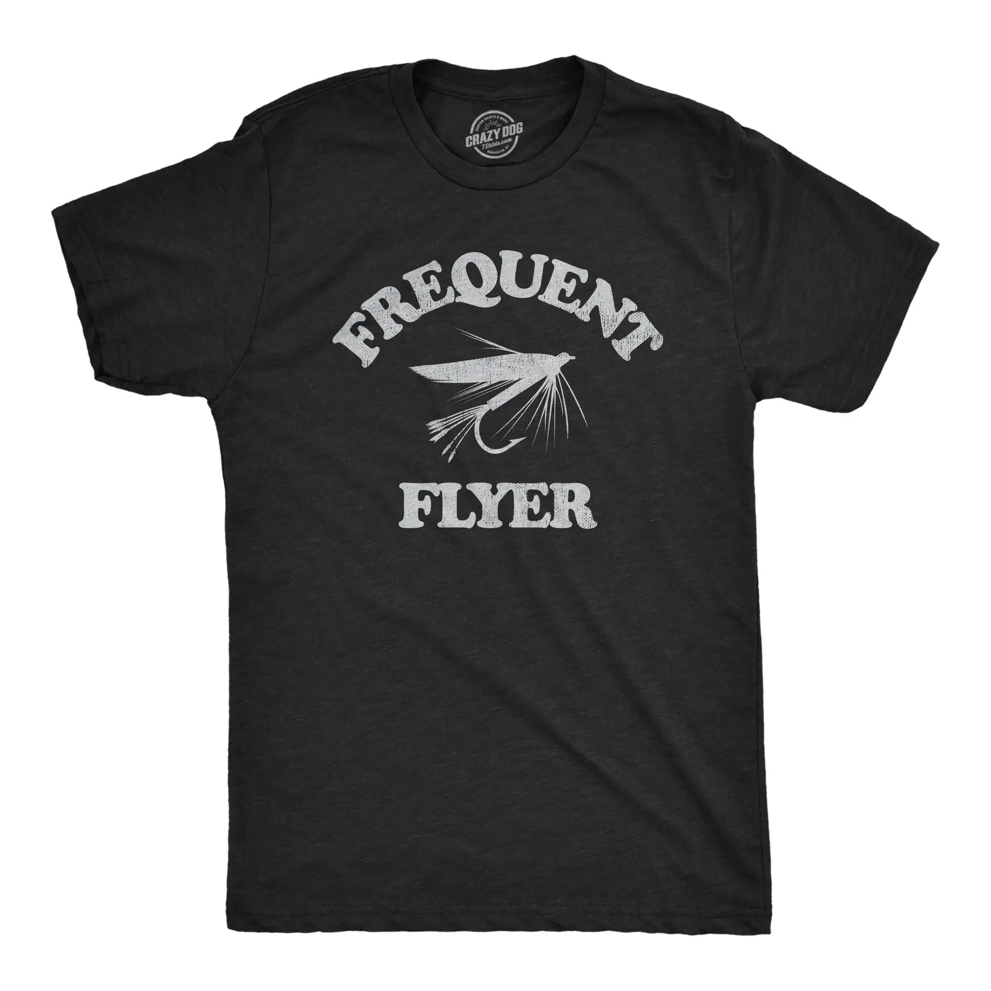 Mens Fishing T Shirt Funny Fisherman S Present For It'S Time Frequent Flyer Lure