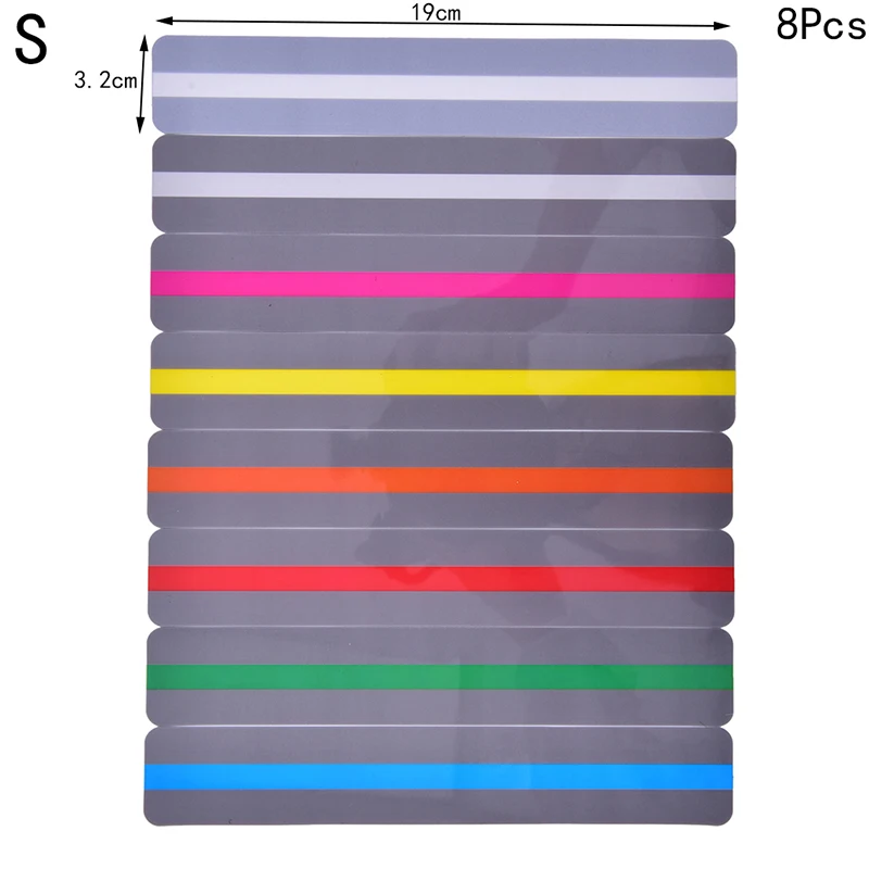 1set Reading Guide Strips Highlighter Colored Overlays Bookmark Read Strips Kid Gift