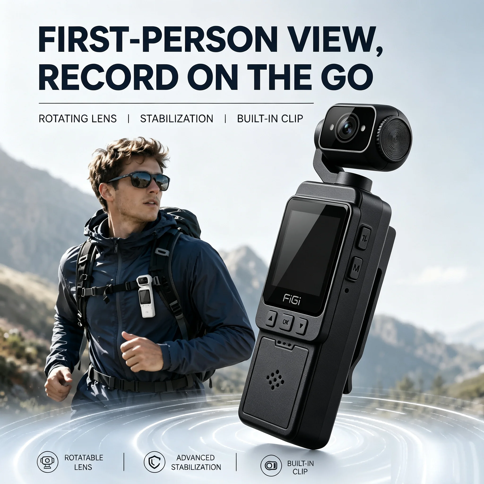 18 million pixel ultra high definition resolution | Content creator | Outdoor recording | Portable pocket camera