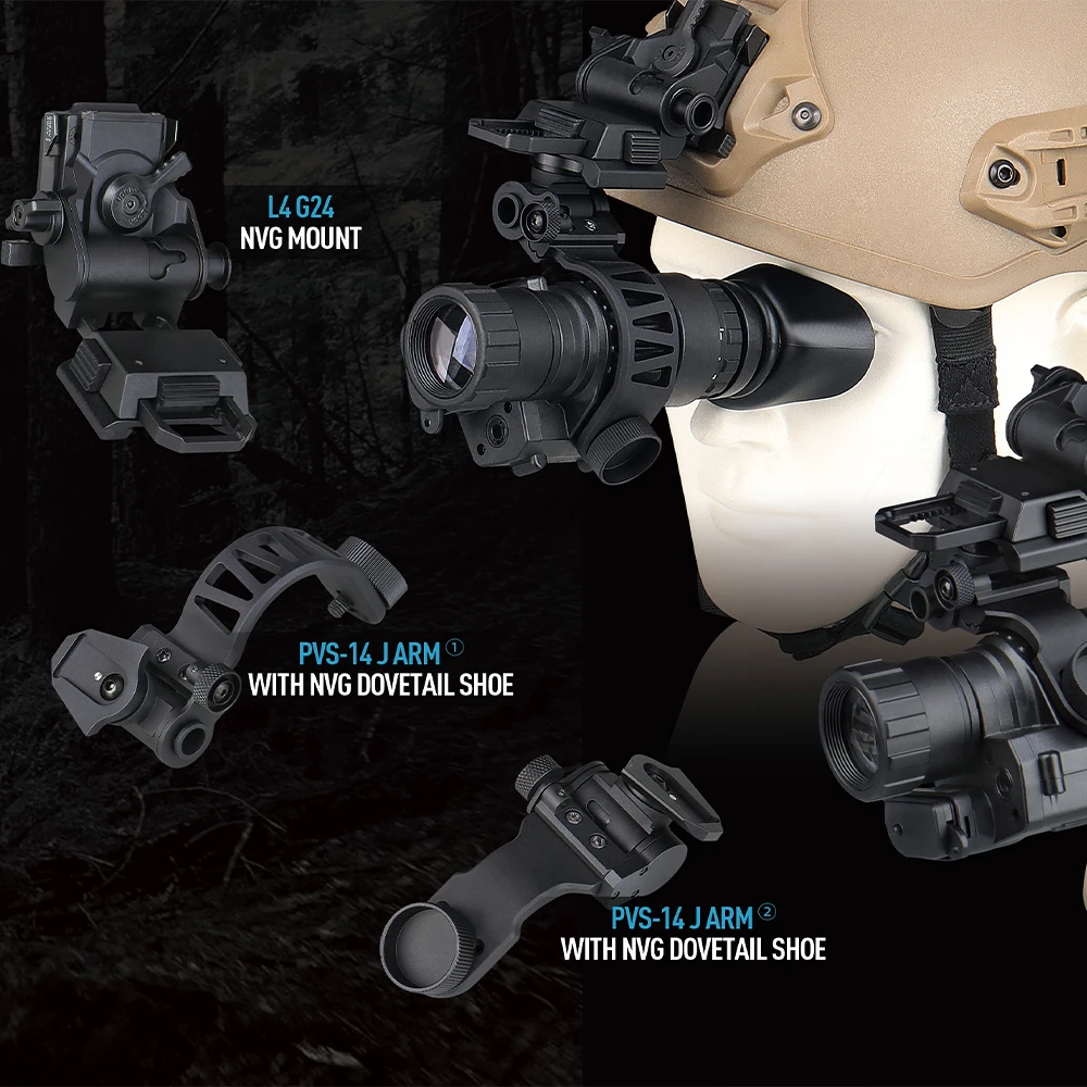 

PVS-14 Digital Night Vision Monocular NVG Goggles With IR Mounted On Helmet For Hunting OS27-0008