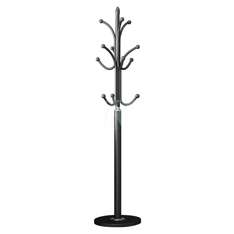 

Metal Hanger Coat Rack Freestanding 16 Hooks Standing Coat Racks Floor clothes hanger Coat Shelves Shelf Entrance Hall Furniture
