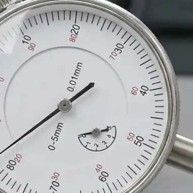 Mechanical For Dial Indicator 0-3mm 0-5mm Range 0.1mm Division Metal Body For Accurate Inspection Machining Measuring Gauge Tool