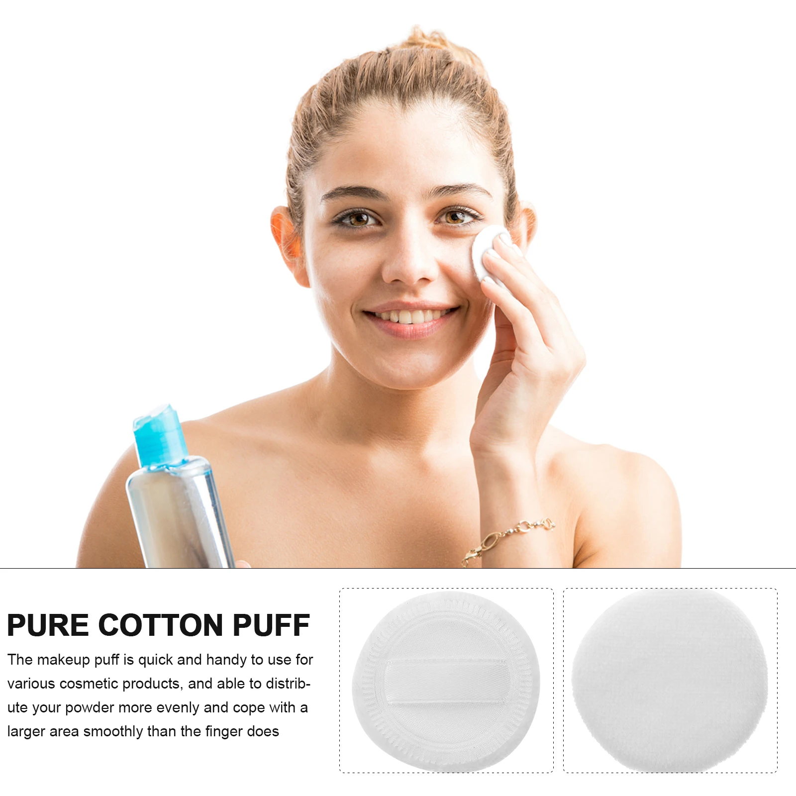 12 pezzi soffio per trucco compatto piccolo soffio per cipria per su intorno agli occhi bocca naso delicato sulla pelle sensibile