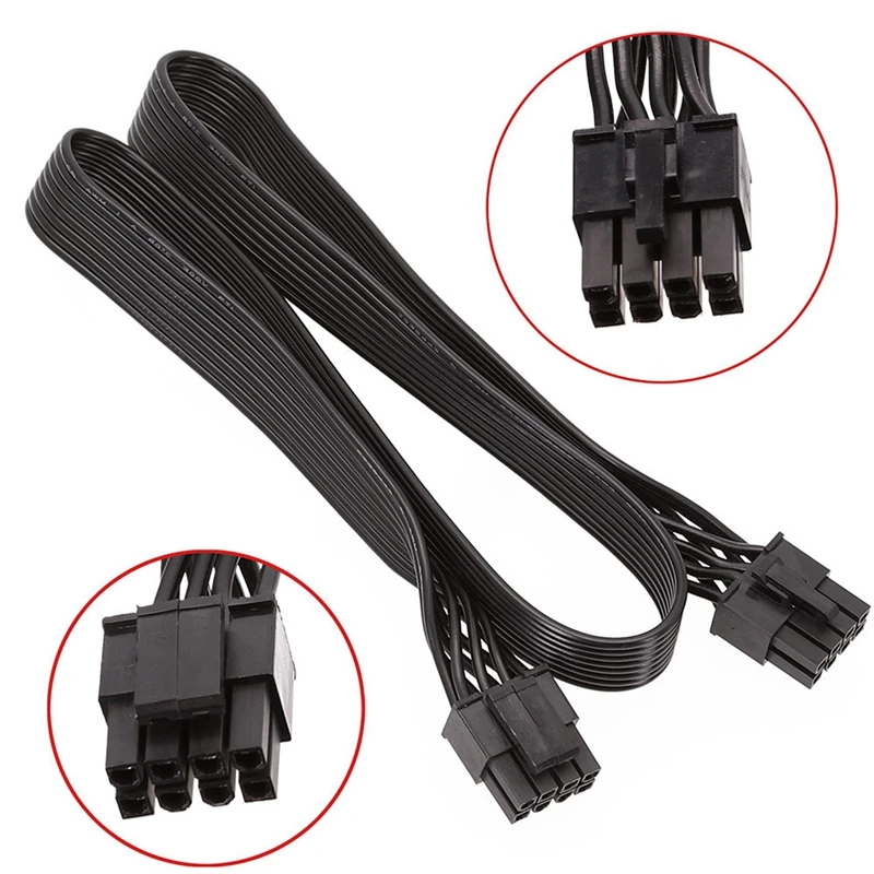 20X CPU 8 Pin Male To CPU 8 Pin (4+4) Male EPS-12V Motherboard Power Adapter Cable For Corsair Modular Power Supply 60Cm