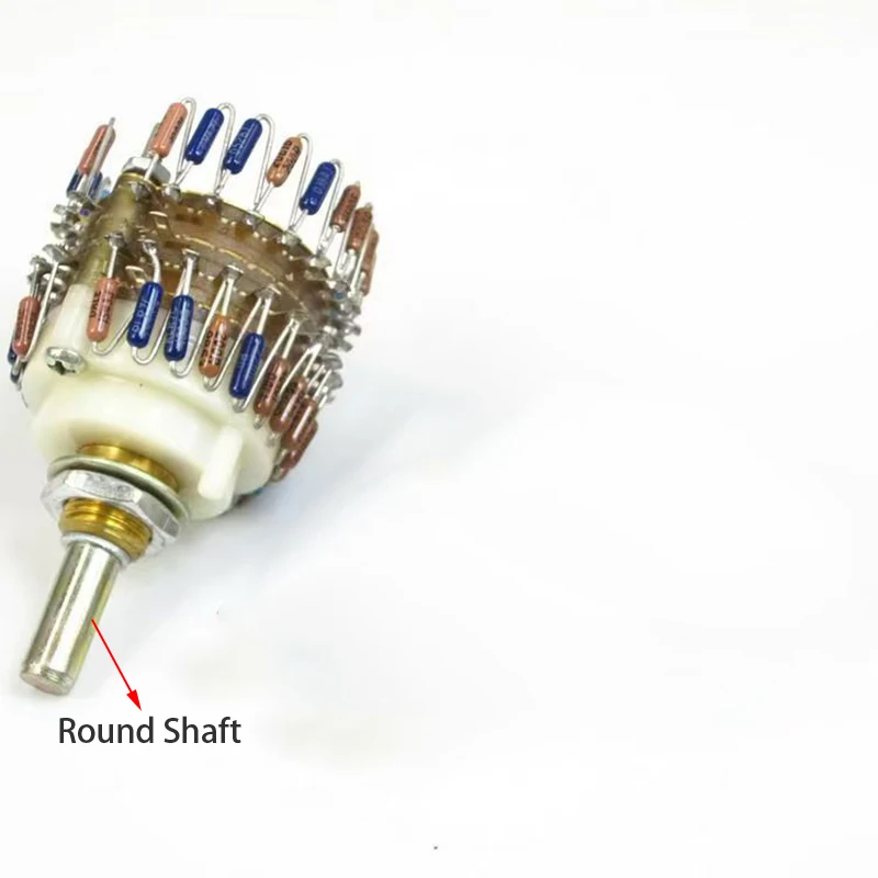 1pcs 23 Step Potentiometer 10K/50K/100K/250K/500K Two-Channel Volume Potentiometer Amplifier Volume Control