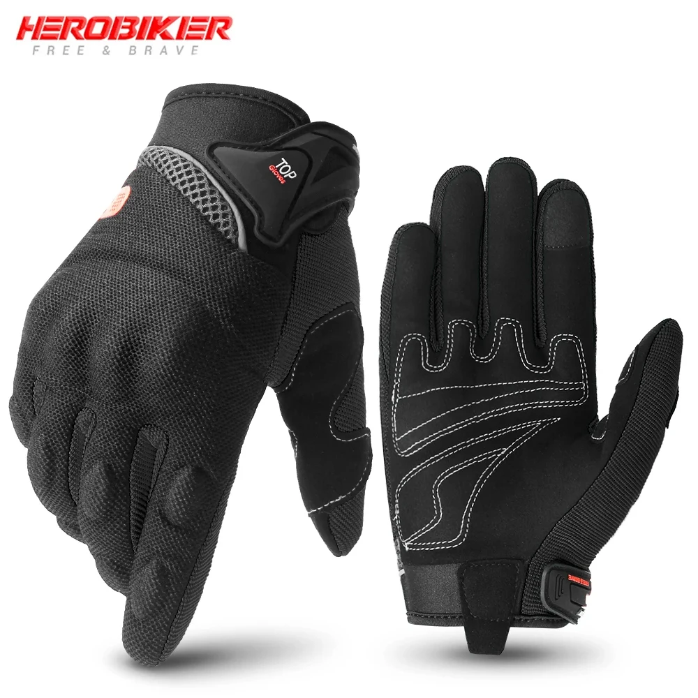 

Motorcycle Gloves Moto Touch Screen Breathable Powered Motorbike Racing Riding Bicycle Protective Gloves Summer Men Cycle Gloves